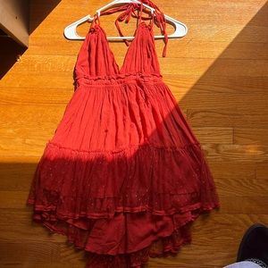 Beautiful Backless Daytime Dress